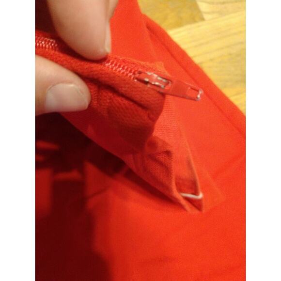 Nike Team Basketball Sweatpants X-Large Red Black Zip Ankle Chicago Bulls Theme - Picture 8 of 10